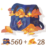 588 Dragon Crystals (560+28 Bonus)